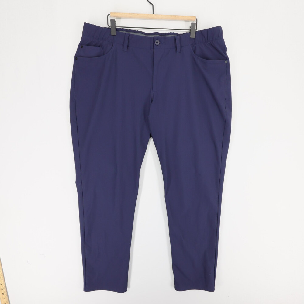 Under Armour Drive 5 Pocket Pants Mens 42x32 Navy Blue Golf Stretch Tapered